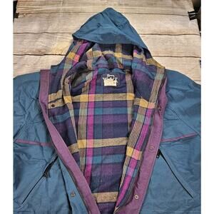 Vintage Woolrich Parka Jacket Size Large 80s Outdoors Made In USA Green
